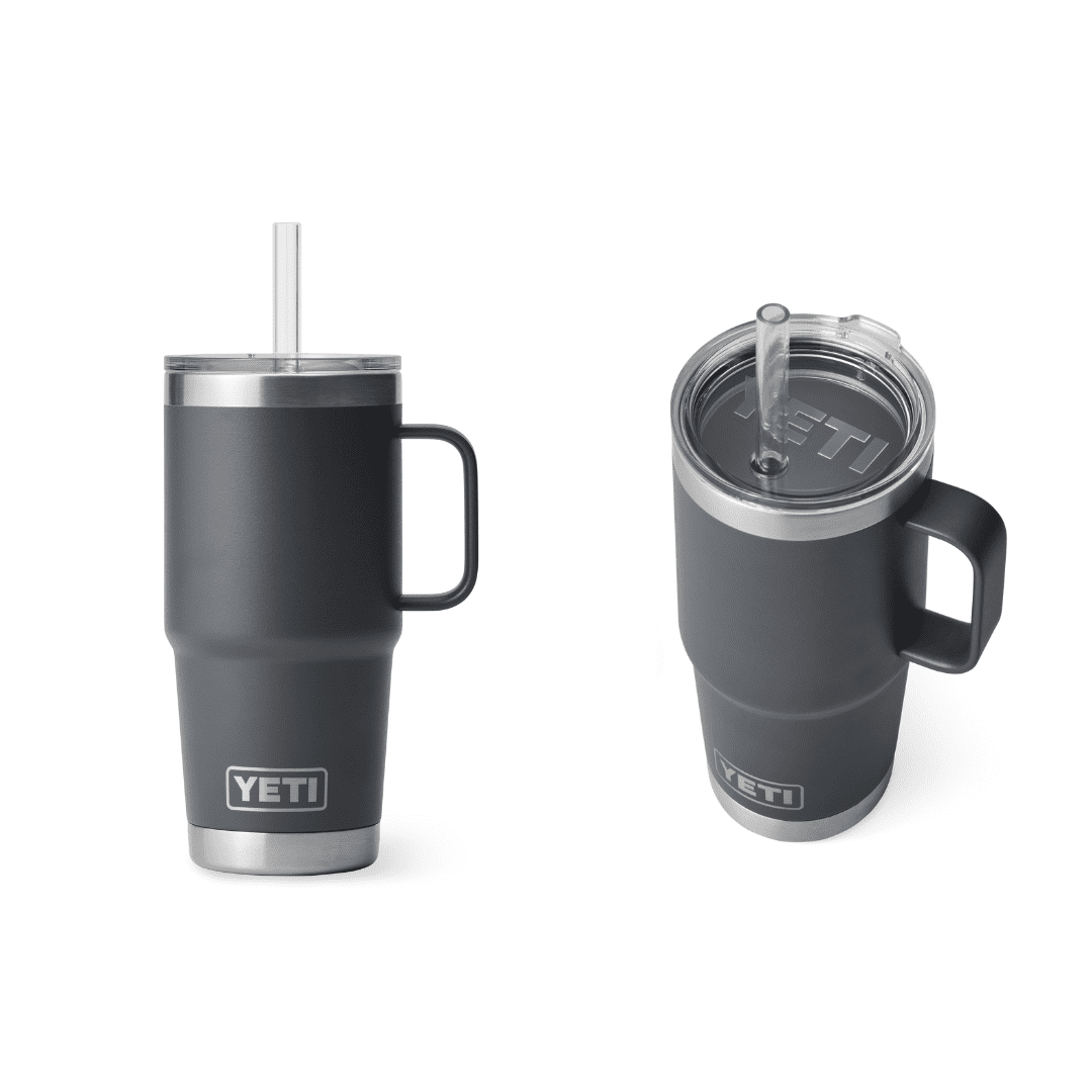 YETI || RAMBLER 25oz Becher mit Trinkhalm (740 ml)