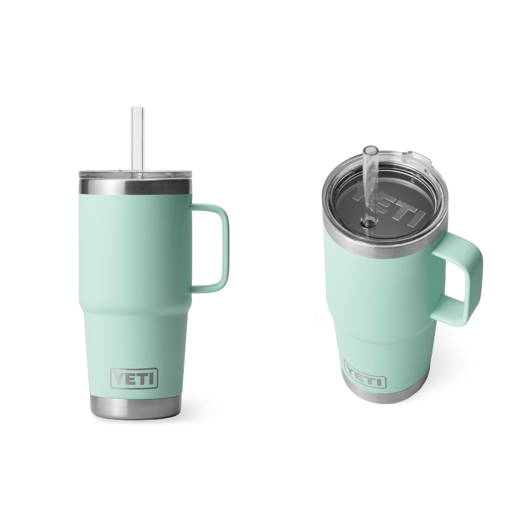 YETI || RAMBLER 25oz Becher mit Trinkhalm (740 ml)