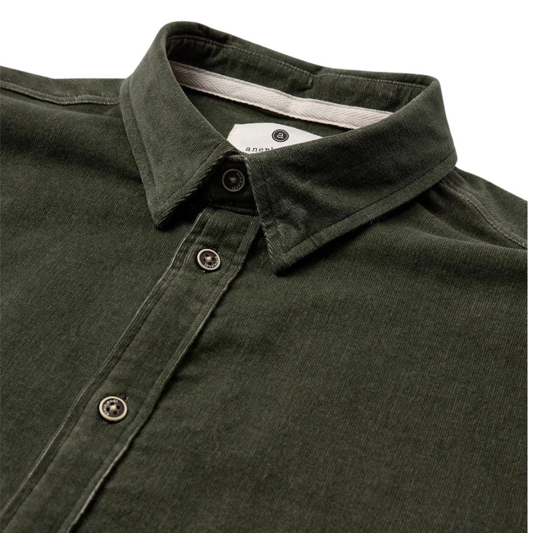ANERKJENDT || AKLEIF SOLID CORD SHIRT