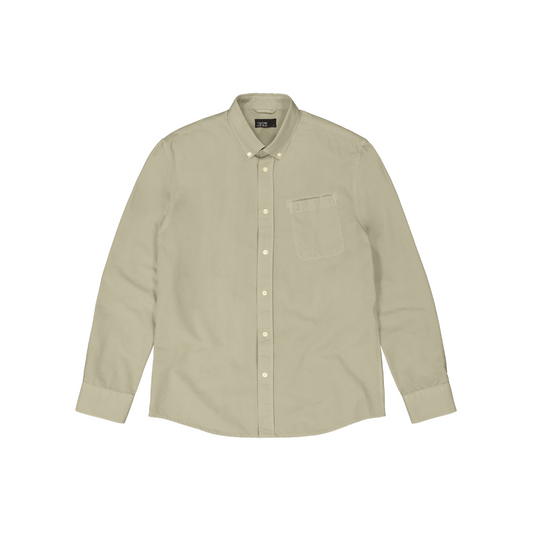 BUTCHER OF BLUE || AIDAN COTTON OXFORD SHIRT GRANITE GREEN