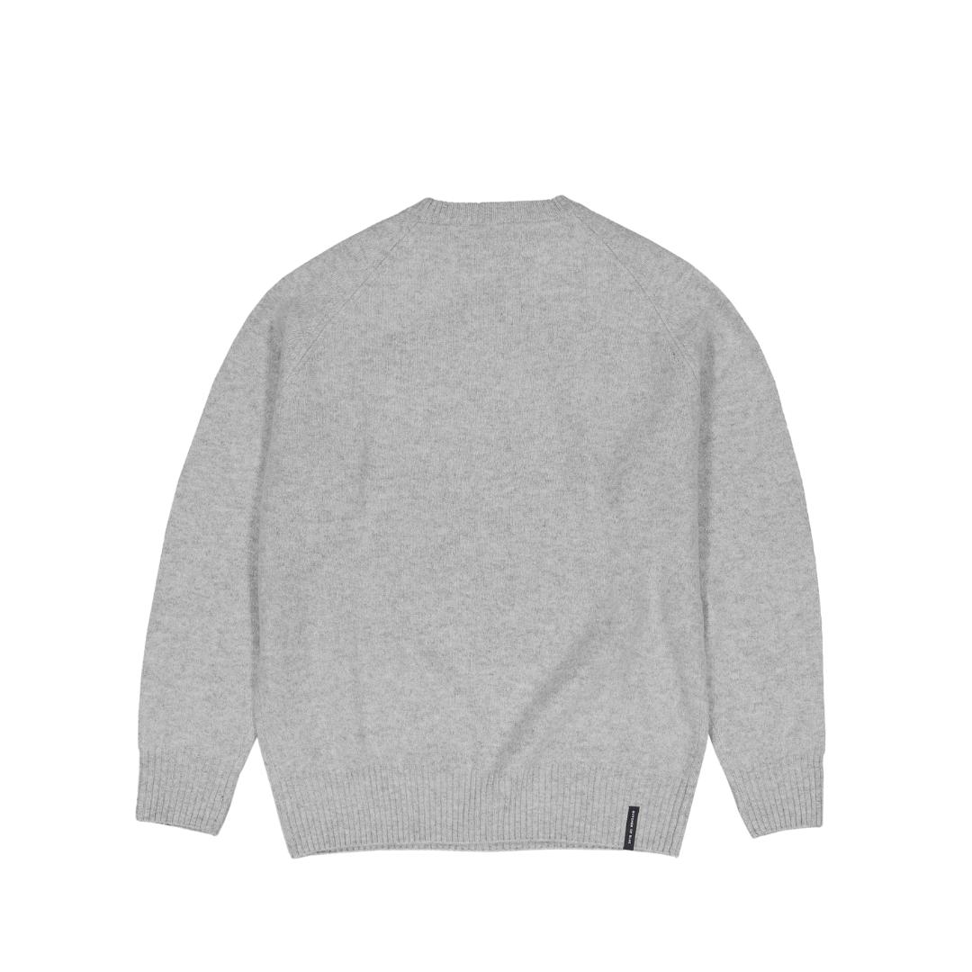 BUTCHER OF BLUE || EDMUND CREW GREY MELANGE