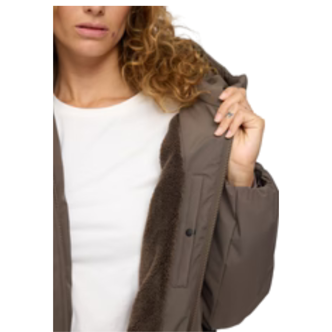 MAZINE || BASIC PADDED JACKET Olive Brown