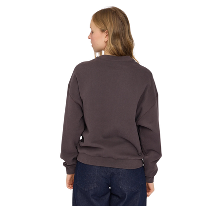 MAZINE || BASIC SWEATSHIRT EGGPLANT