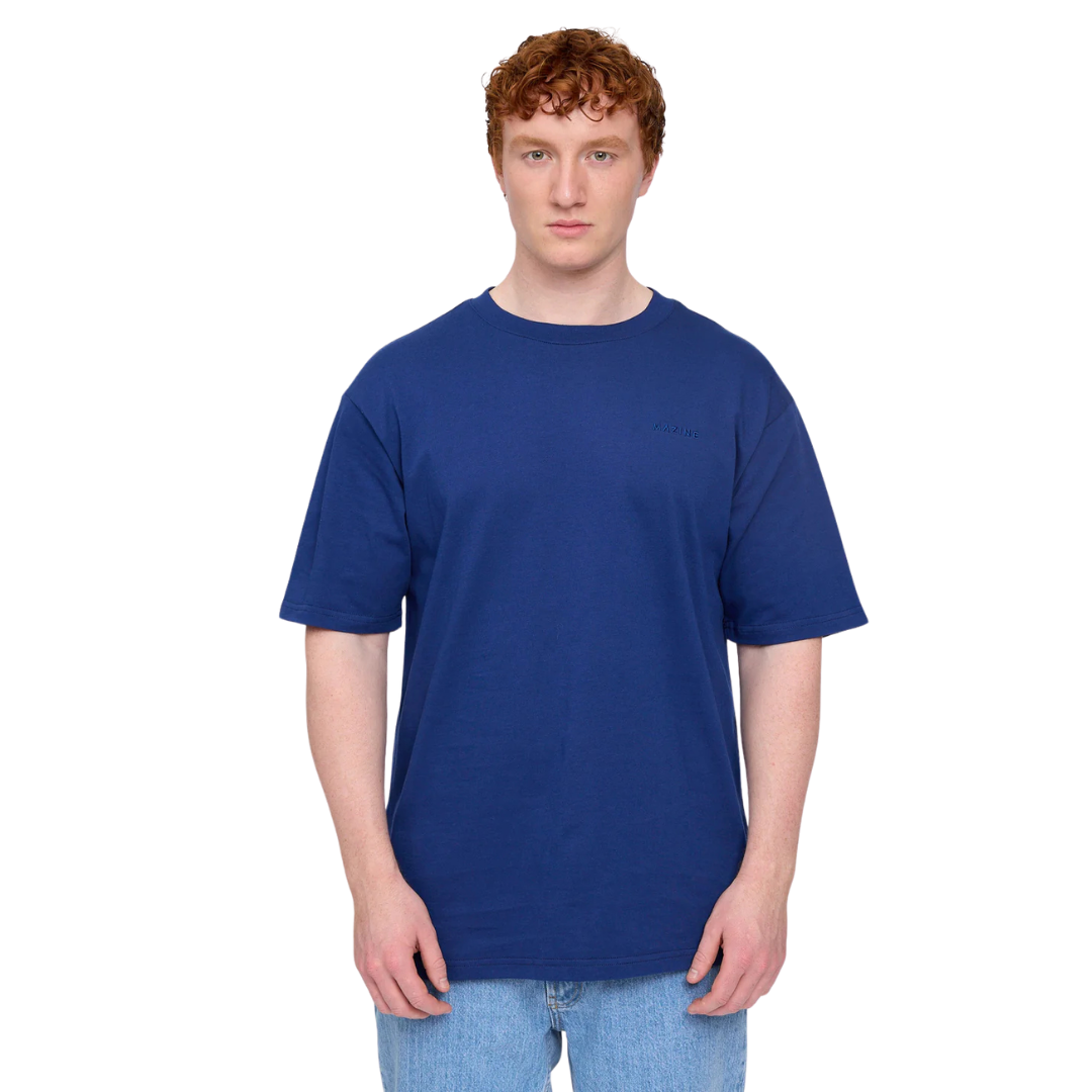 MAZINE || HEAVY BASIC T-SHIRT TRUE BLUE
