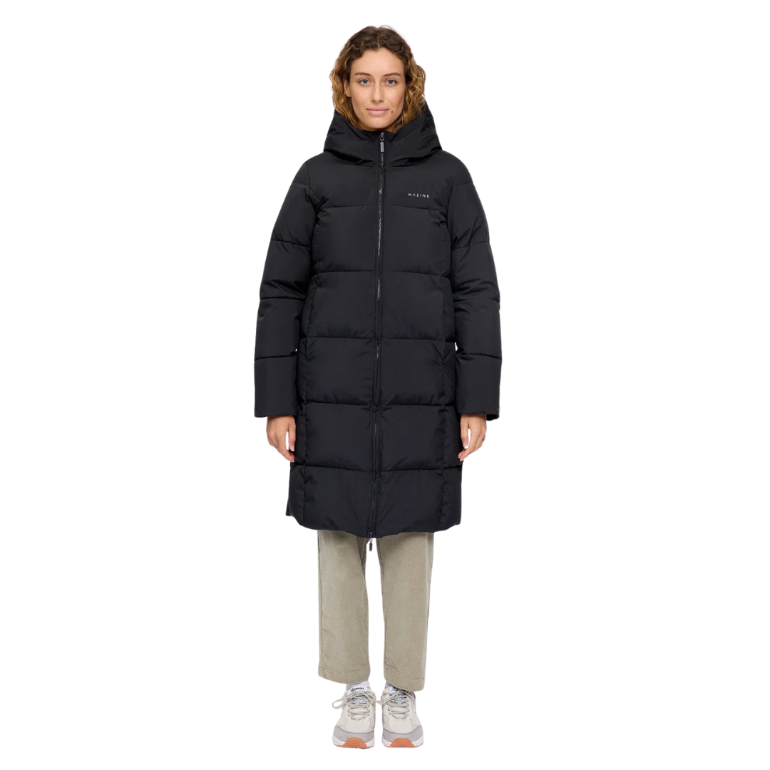 MAZINE || BASIC PUFFER COAT Black