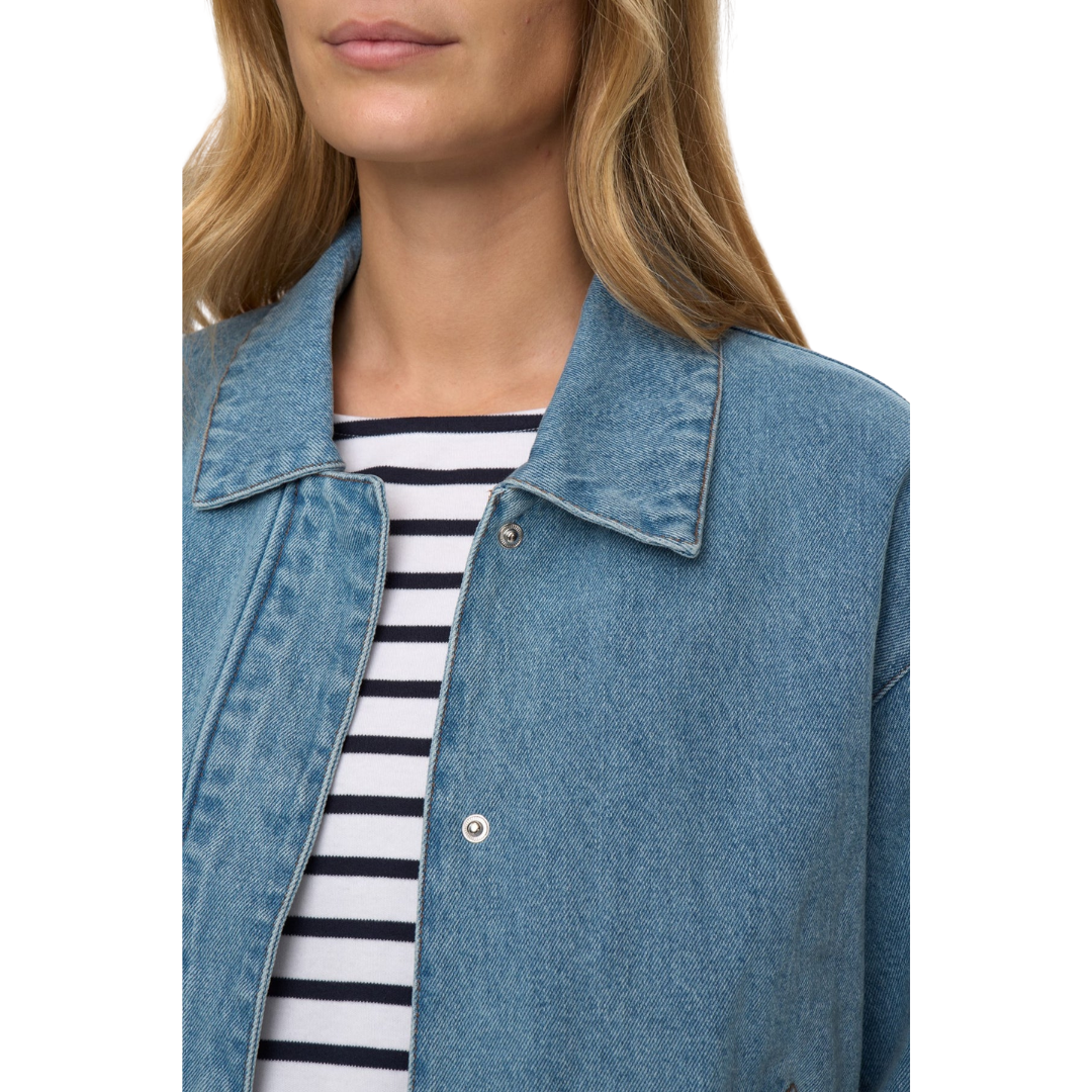 NÜMPH || NUDENIMA JACKET MEDIUM BLUE DENIM