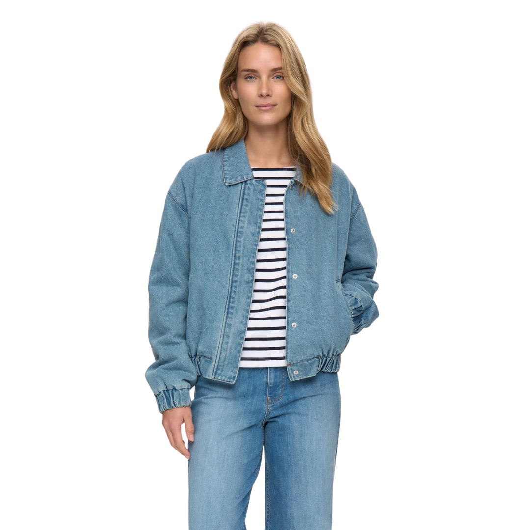 NÜMPH || NUDENIMA JACKET MEDIUM BLUE DENIM