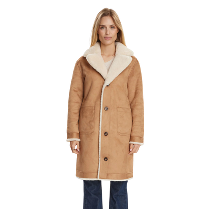 NÜMPH || NUELLIOT REVERSIBLE COAT COGNAC