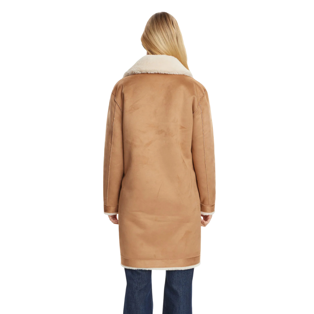 NÜMPH || NUELLIOT REVERSIBLE COAT COGNAC