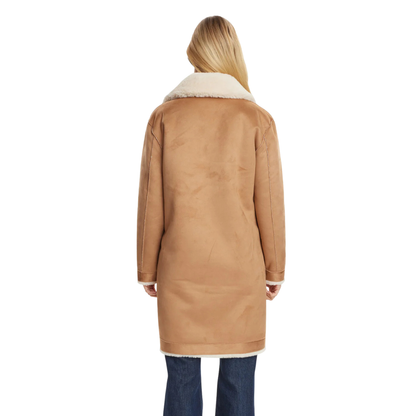 NÜMPH || NUELLIOT REVERSIBLE COAT COGNAC