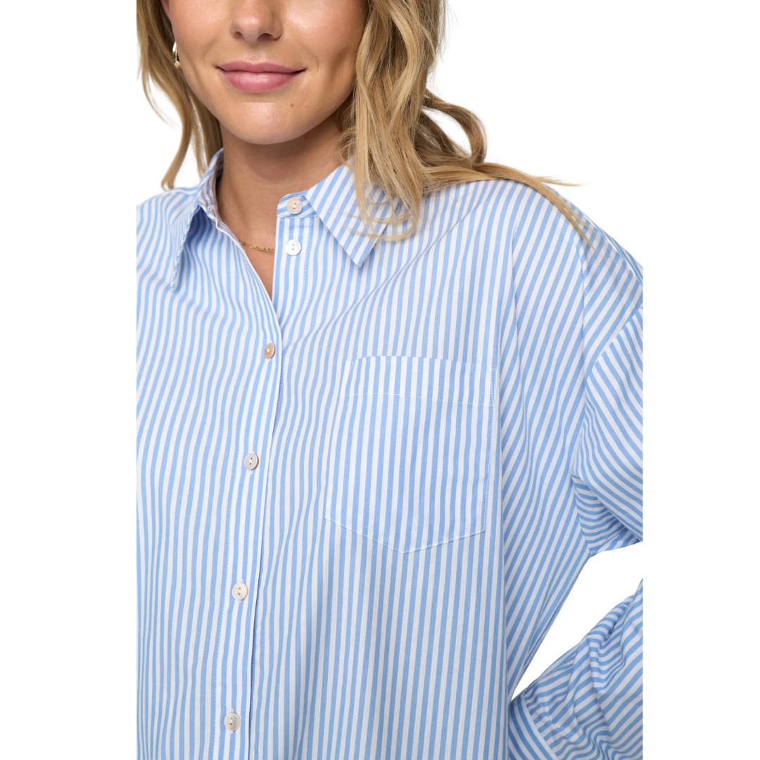 NÜMPH || NUHAILEY SHIRT W|O STONES HYDRANGEA