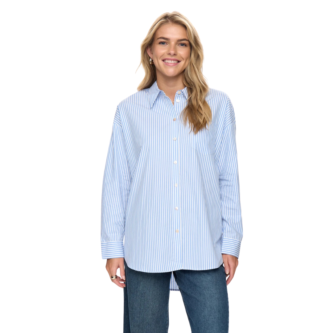 NÜMPH || NUHAILEY SHIRT W|O STONES HYDRANGEA