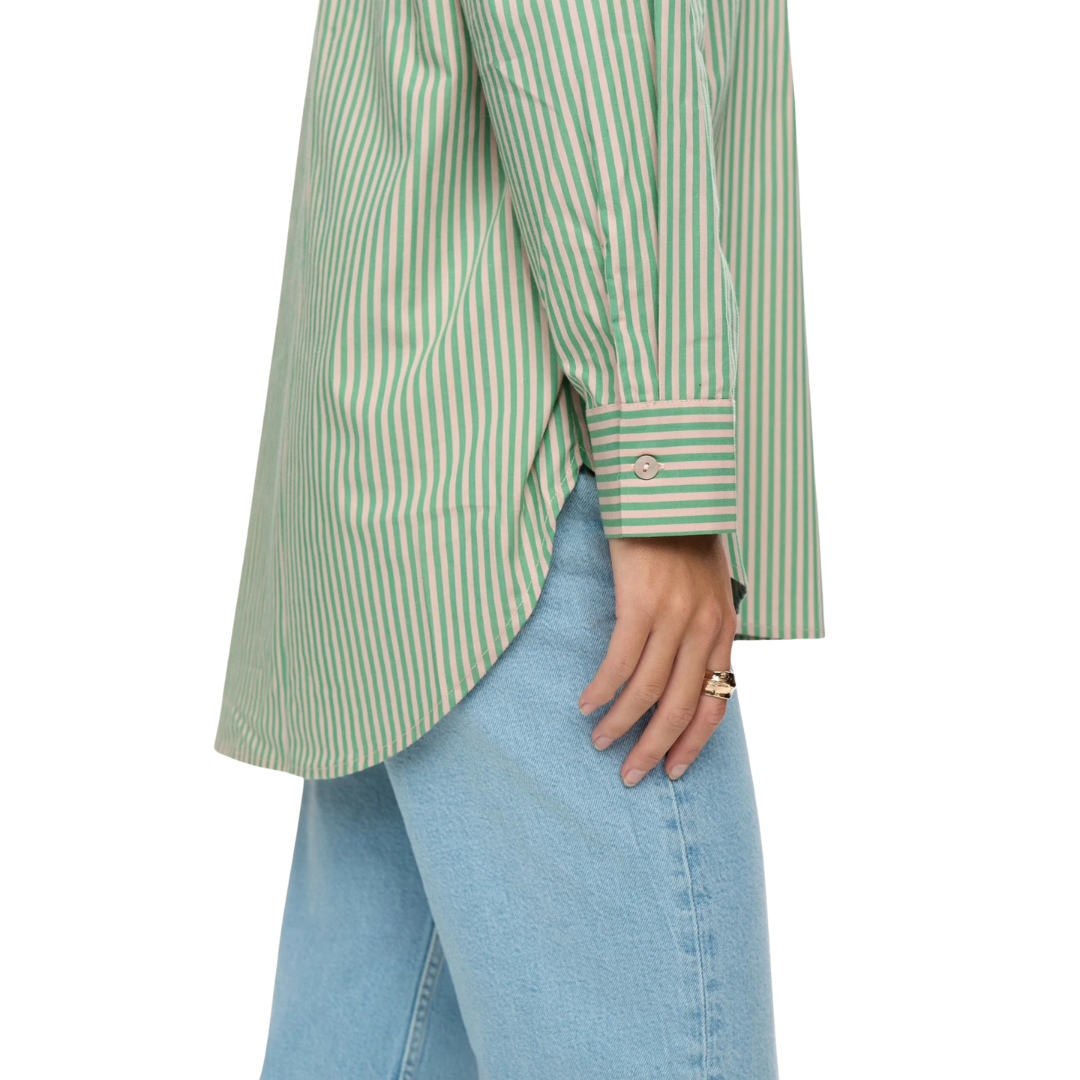 NÜMPH || NUHAILEY SHIRT W|O STONE VIBRANT GREEN