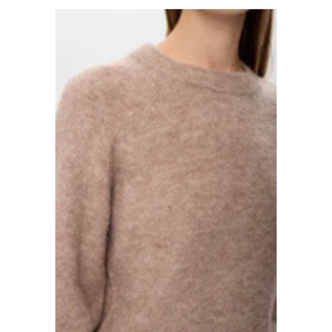 NÜMPH || NURIETTE PULLOVER TAUPE GREY