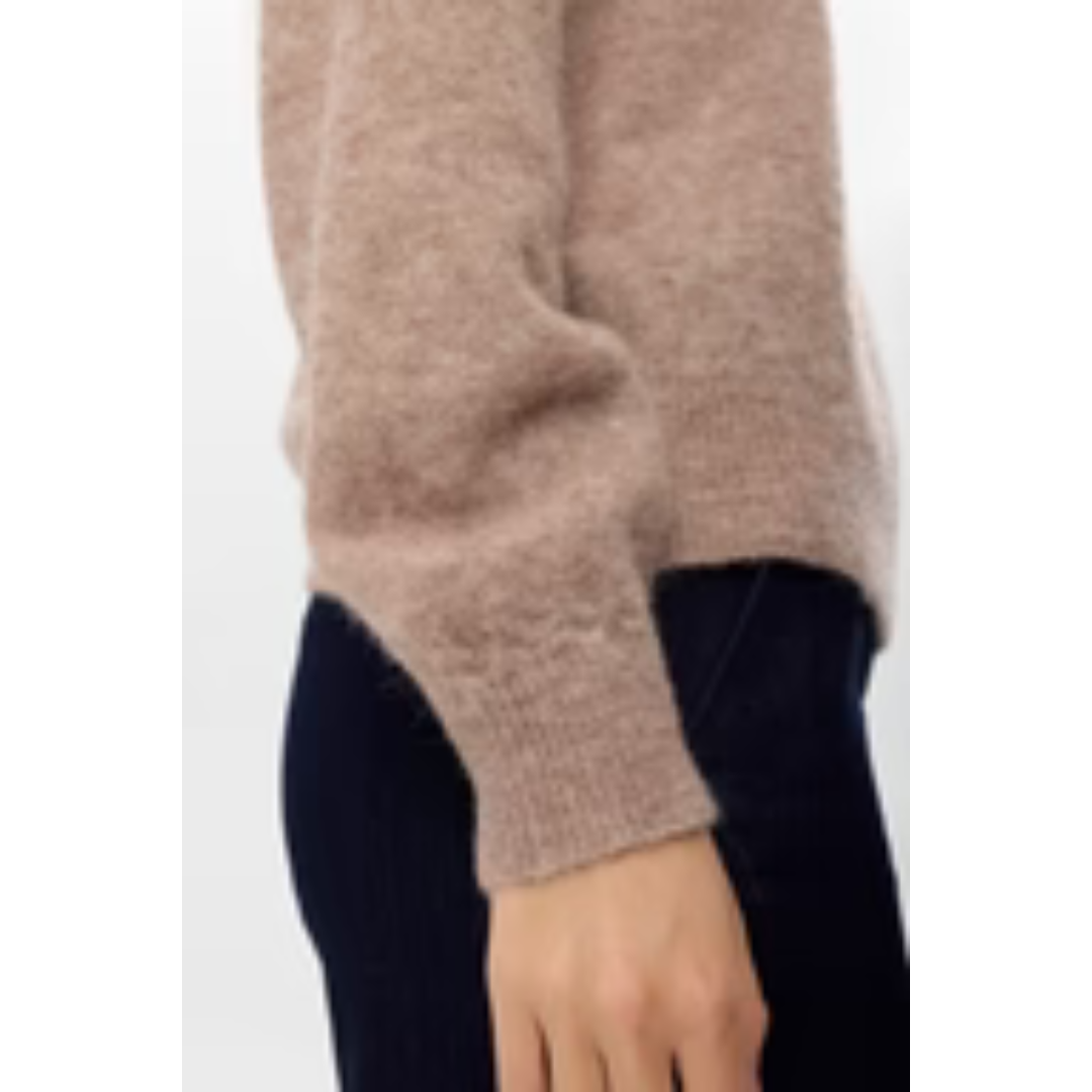 NÜMPH || NURIETTE PULLOVER TAUPE GREY