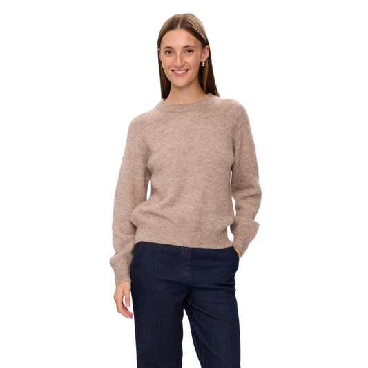 NÜMPH || NURIETTE PULLOVER TAUPE GREY