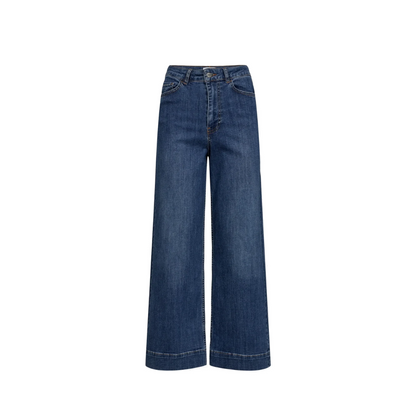 NÜMPH || NUPARIS JEANS CROPPED MEDIUM BLUE